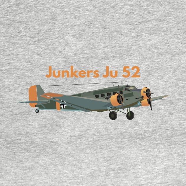 Junkers Ju 52 German WW2 Airplane by NorseTech